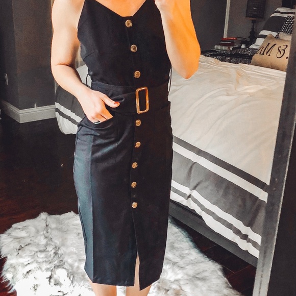 Navy Dress - Picture 1 of 2